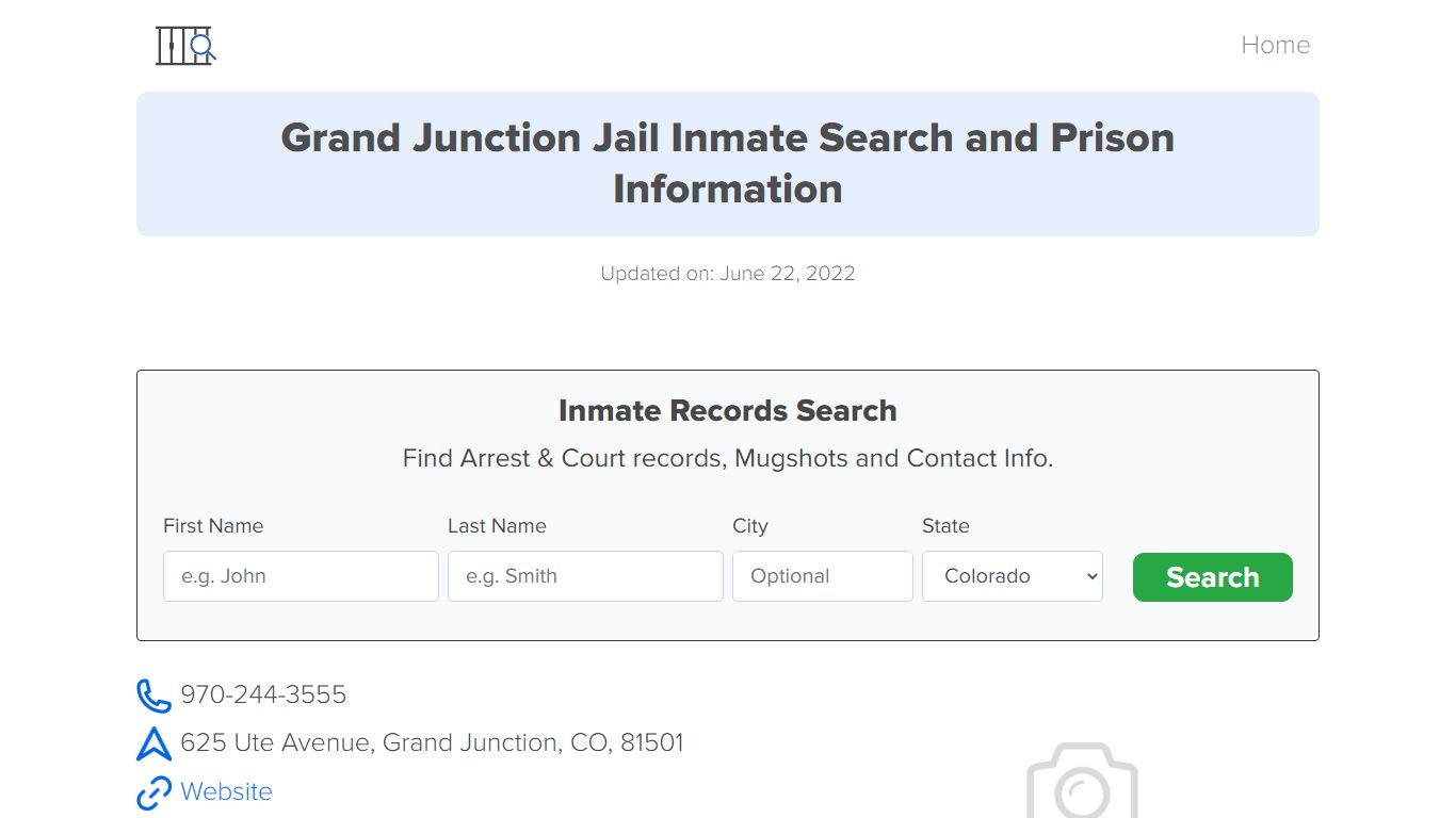 Grand Junction Jail Inmate Search, Visitation, Phone no ...